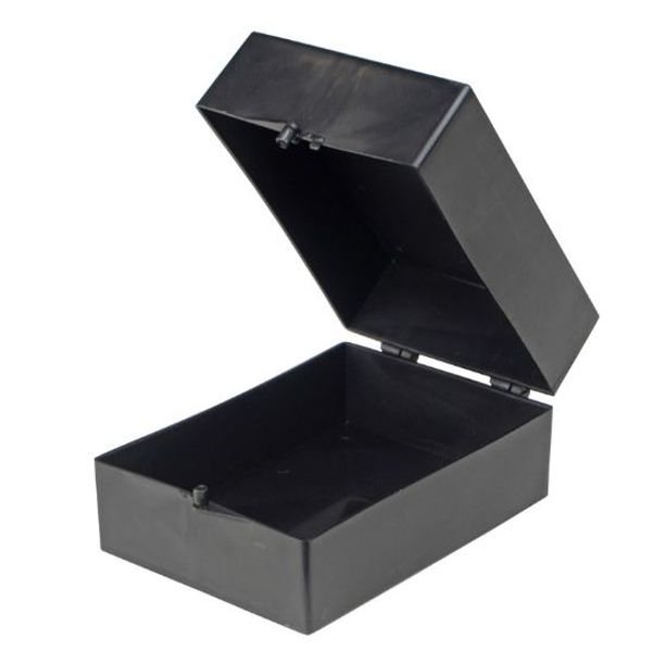 Protektive Pak 57000 Conductive Hinged Plastic Box with Foam, 1.3
