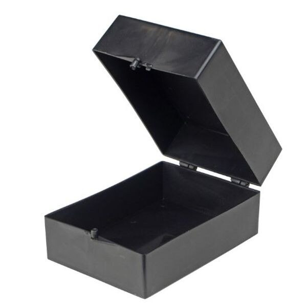 ESD Hinged Plastic Box 3.5X2.5X.5 - Engineered Components & Packaging LLC