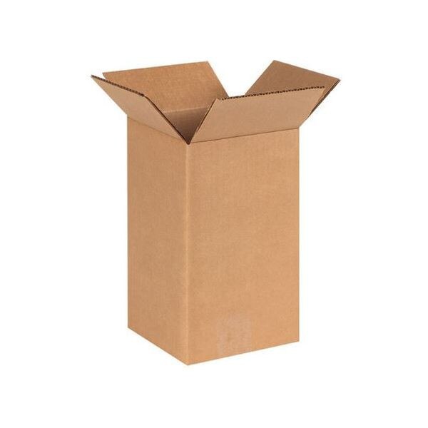 Corrugated Boxes, 6" x 6" x 10", 25