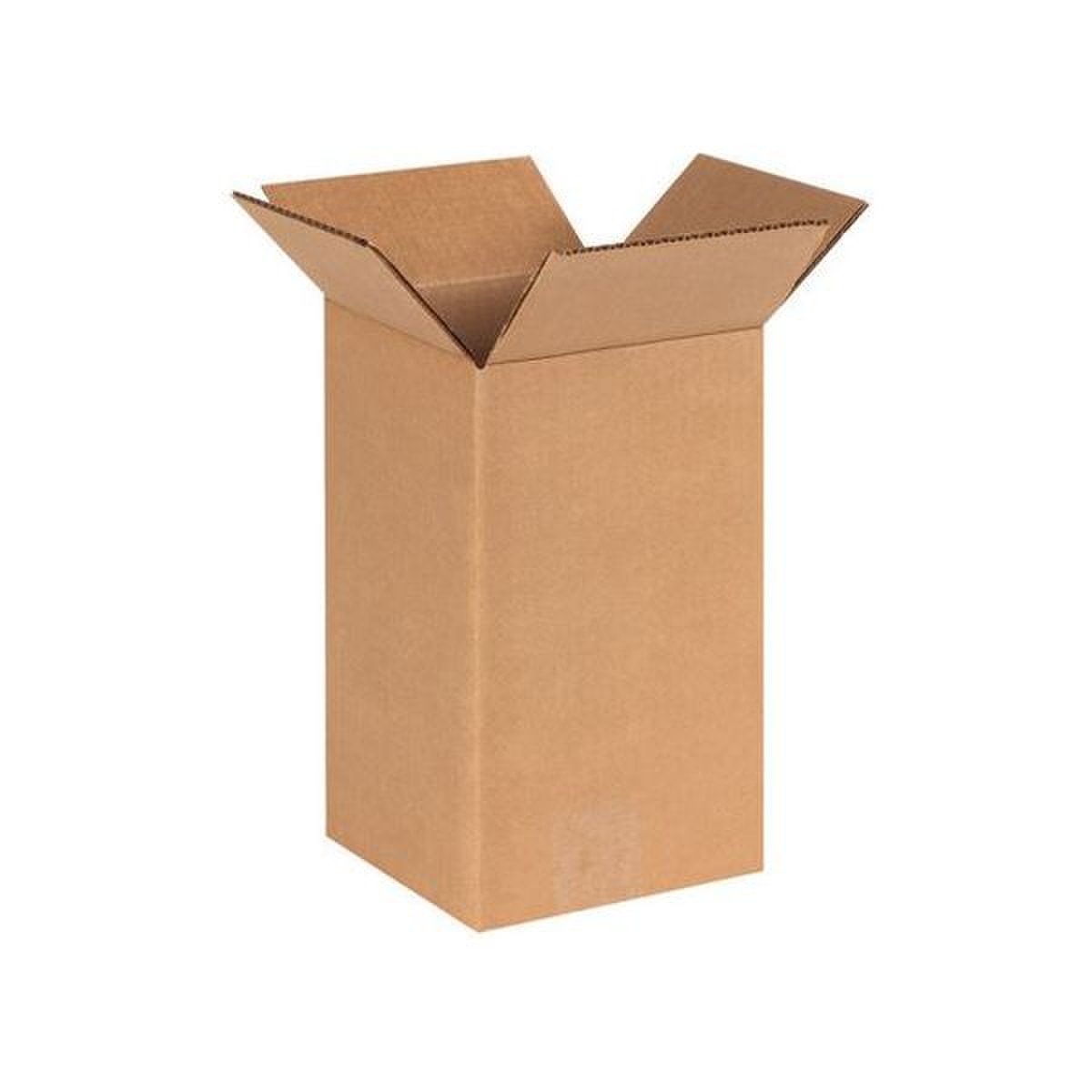 Corrugated Boxes, 6" x 6" x 10", 25