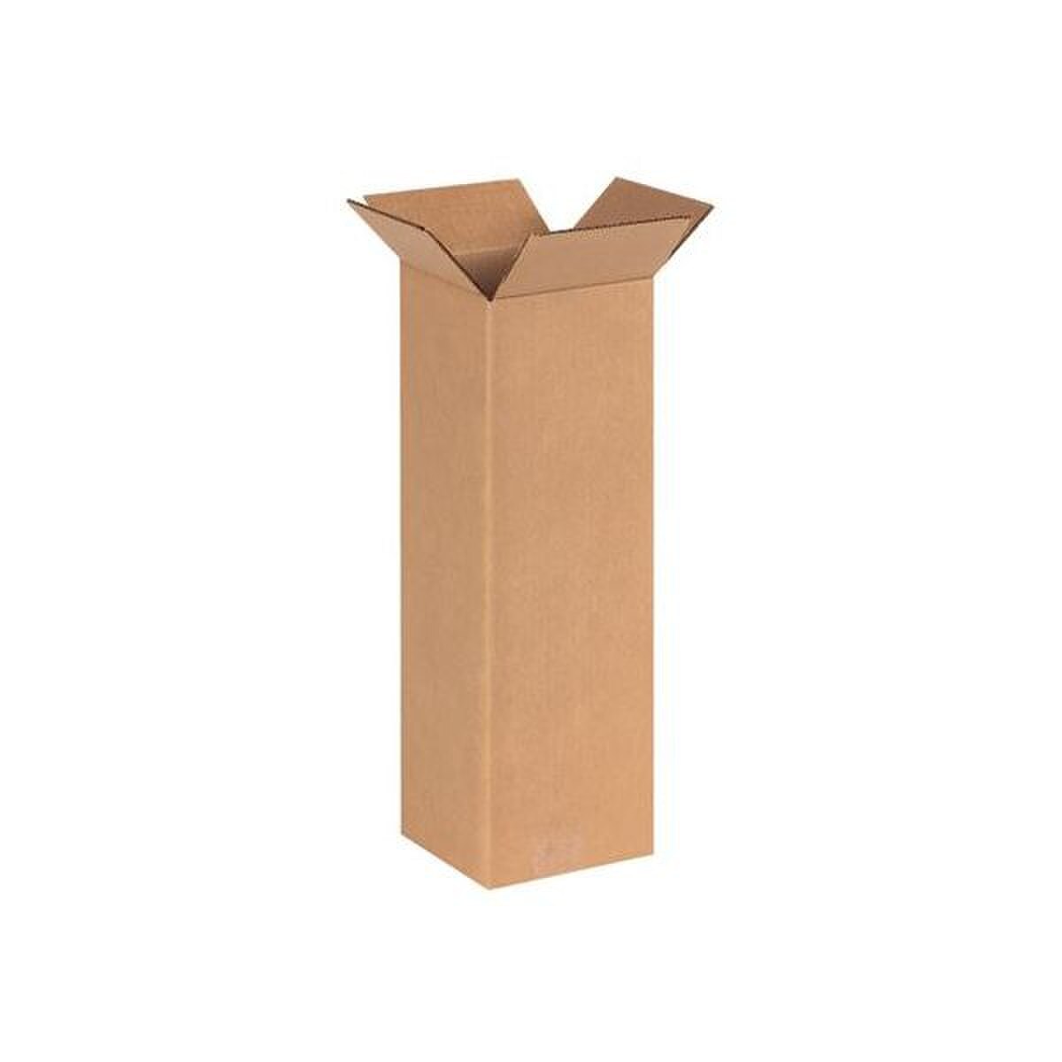 Corrugated Boxes, 6" x 6" x 20", 25