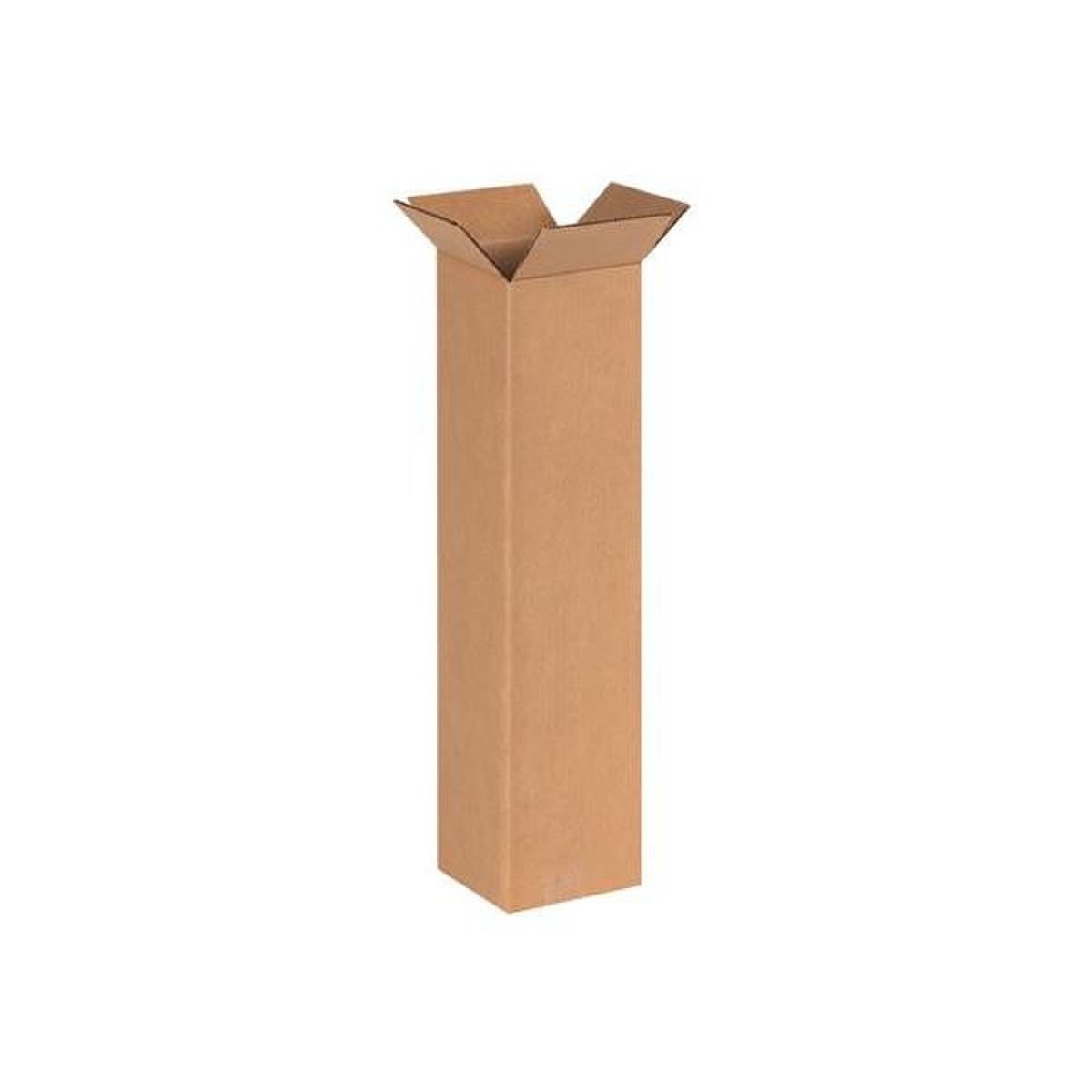 Corrugated Boxes, 6" x 6" x 24", 25