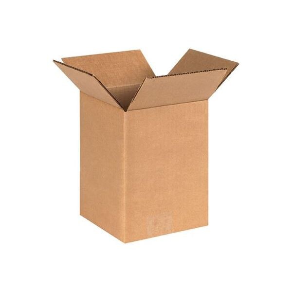 Corrugated Boxes, 6" x 6" x 7", 25/