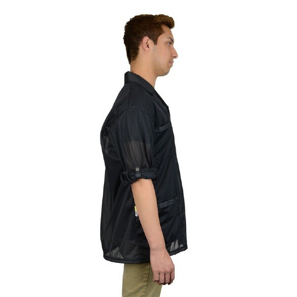 74316 Desco Black ESD Smock