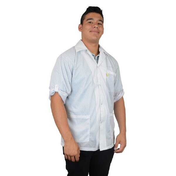 Desco 74334 ESD White Smock