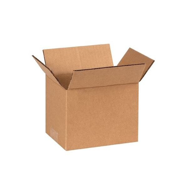 Corrugated Boxes, 7" x 6" x 6", 25/