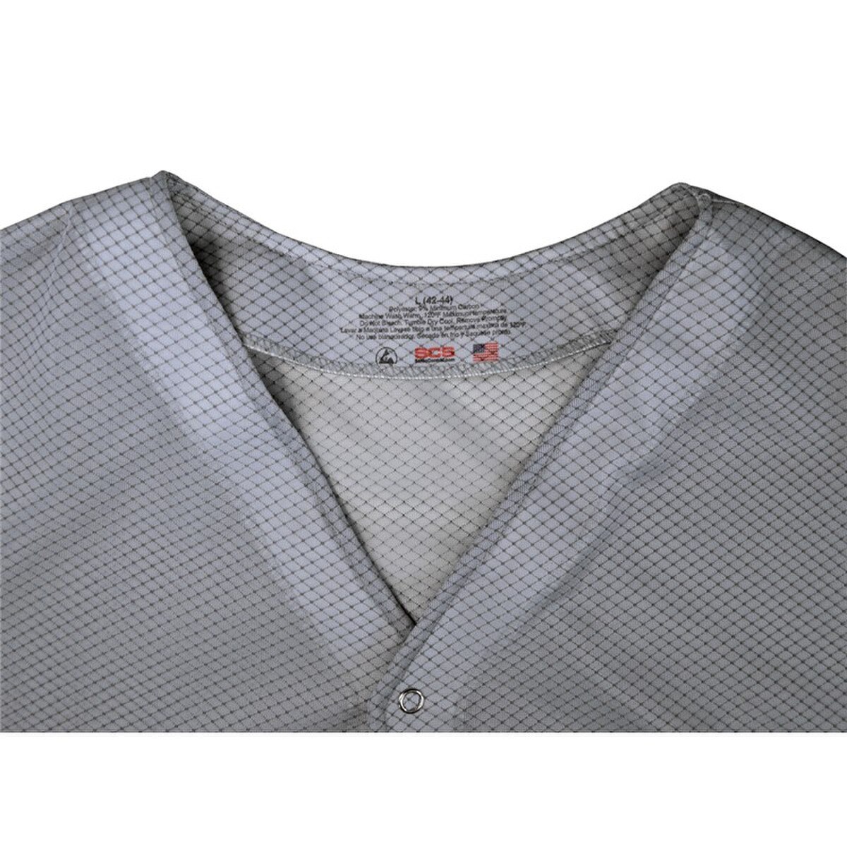 SCS 770028 ESD Gray Smock Jacket, K