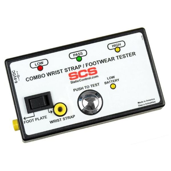 SCS 770030 Combo Wrist Strap Tester