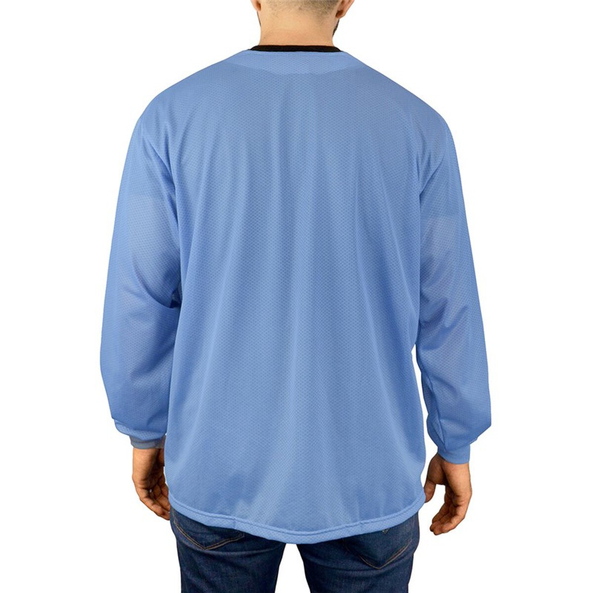 SCS 770100 ESD Blue Smock Jacket, D