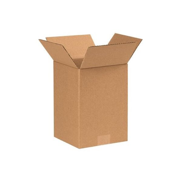 Corrugated Boxes, 7" x 7" x 10", 25