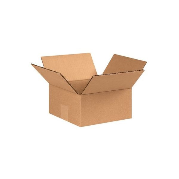 Corrugated Boxes, 7" x 7" x 3", 25/