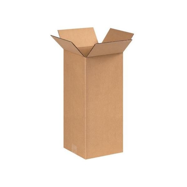 Corrugated Boxes, 8" x 8" x 18", 25