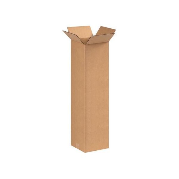 Corrugated Boxes, 8" x 8" x 30", 25