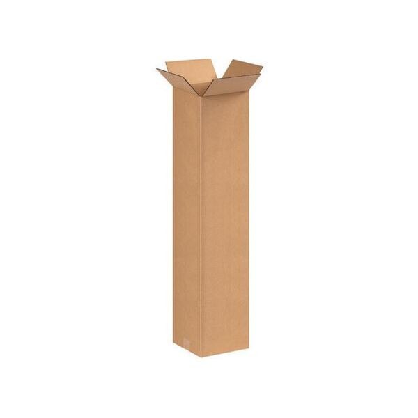 Corrugated Boxes, 8" x 8" x 36", 25