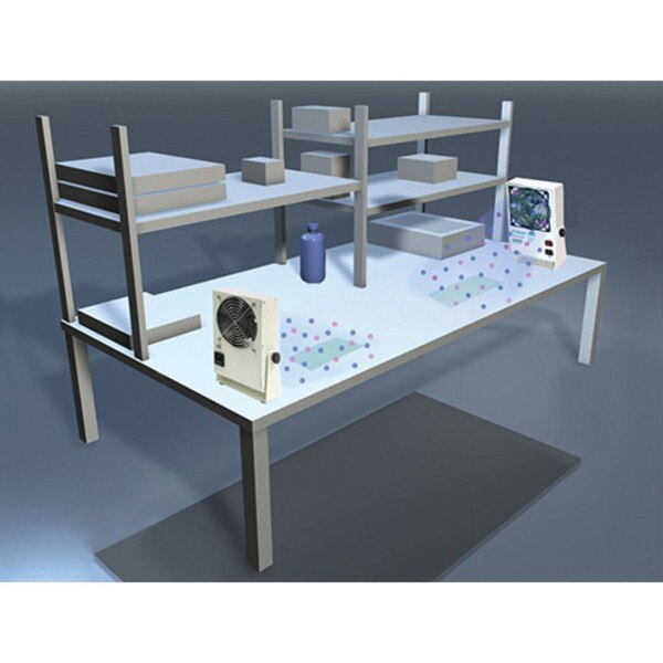 PC2 Ionizer Alarm w Heater at bench