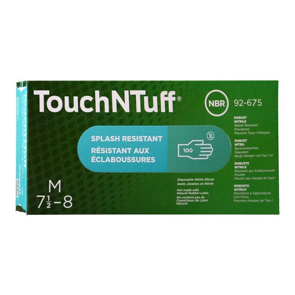 Ansell 92-675 TNT Blue Nitrile Disp
