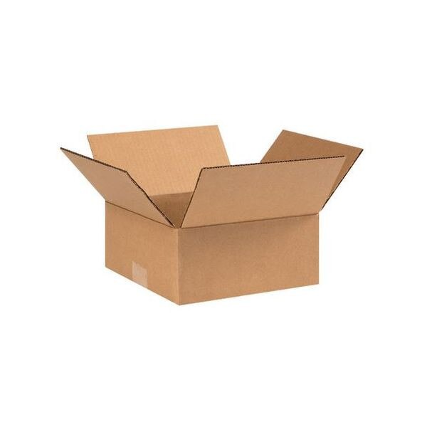 Corrugated Boxes, 9" x 9" x 4", 25/