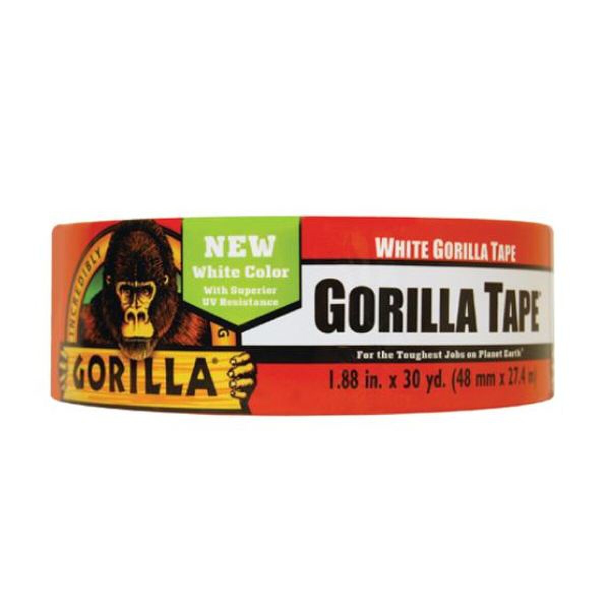 Gorilla® Duct Tape, White 2" x 30 y