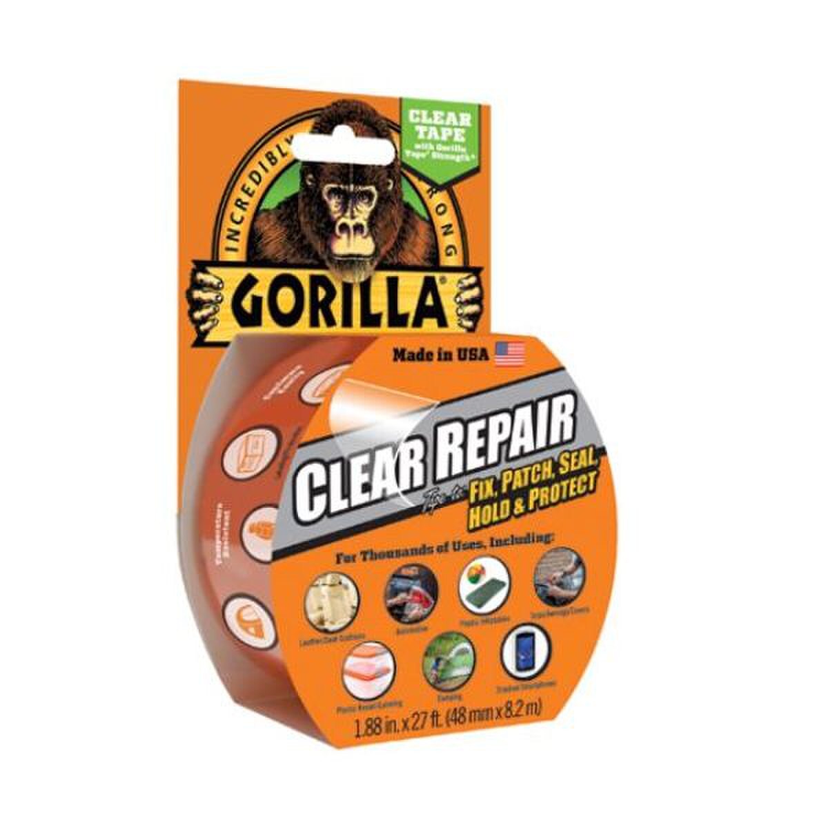Gorilla® Clear Repair, 2" x 27'