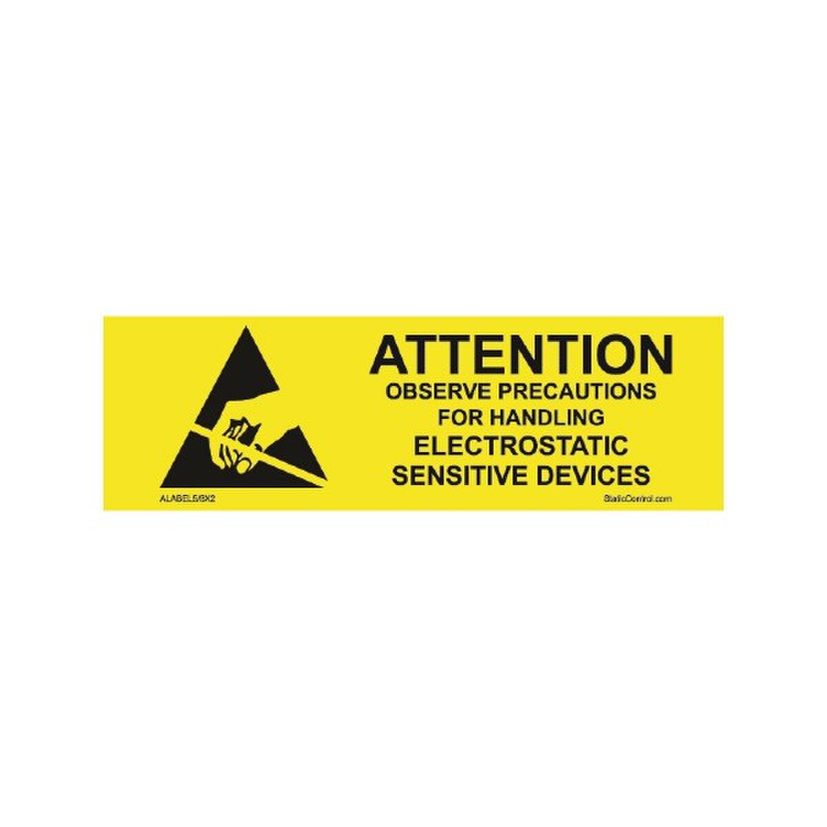 SCS ALABEL5/8X2 Attention Observe P