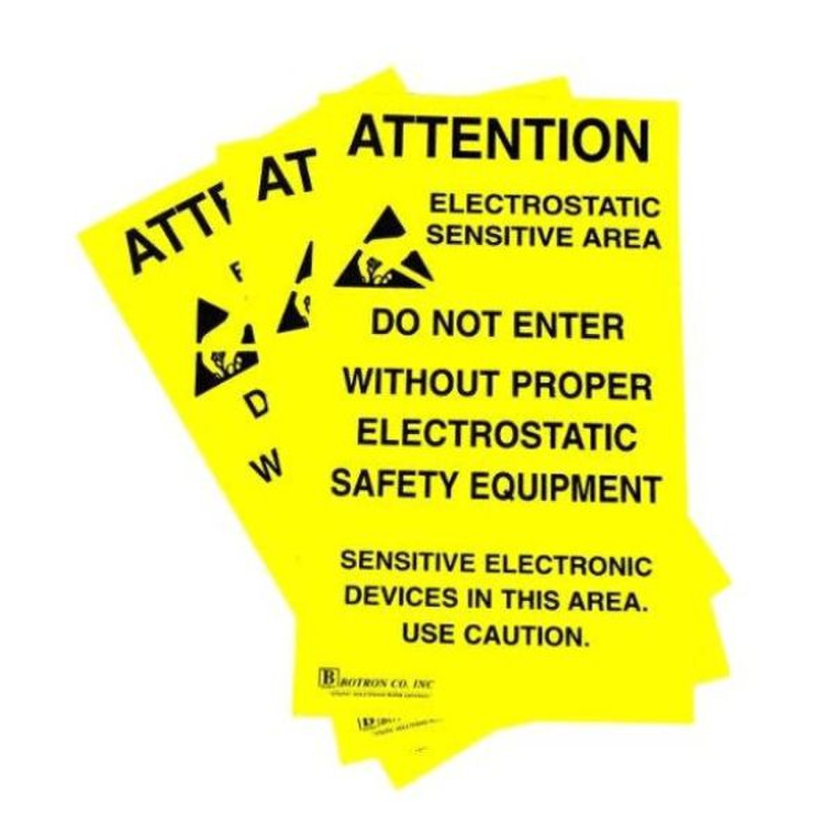 B6717 ESD Awareness Poster, 10" x 1