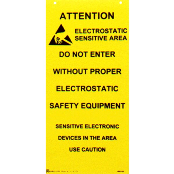 B6720 ESD Two Sided Hanging Poster,