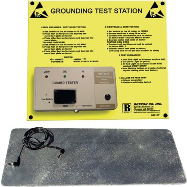 Botron B8506 ESD Wall Mount Test St