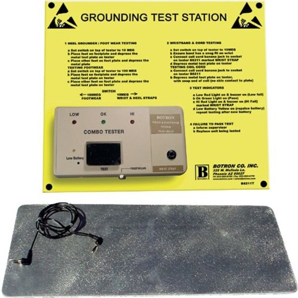 Botron B8506 ESD Wall Mount Test St