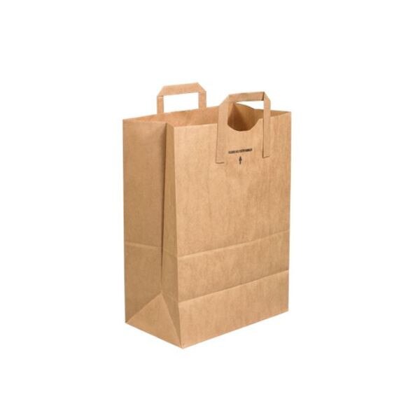 Flat Handle Grocery Bags - 1/6 BL,