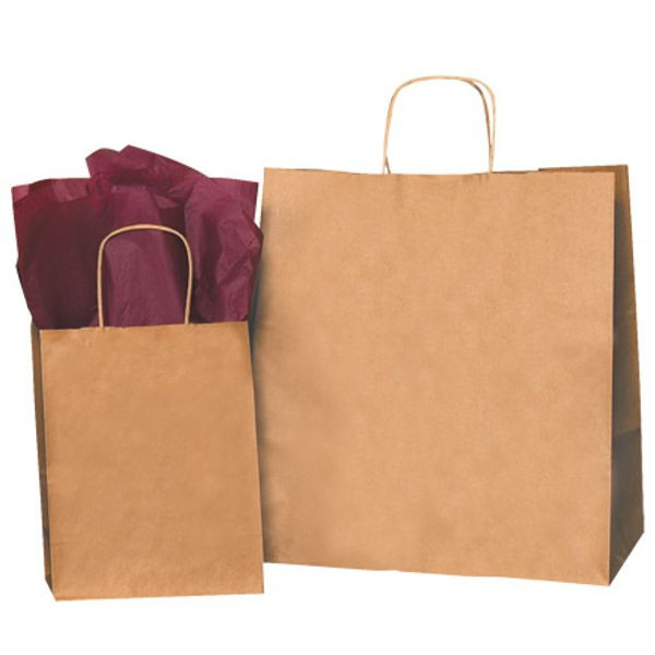 Kraft Paper Shopping Bags - Debbie,