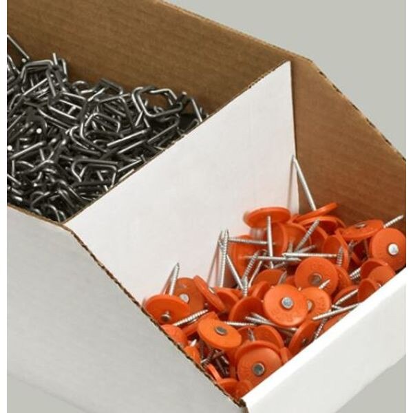 White Corrugated Bin Dividers, Fits