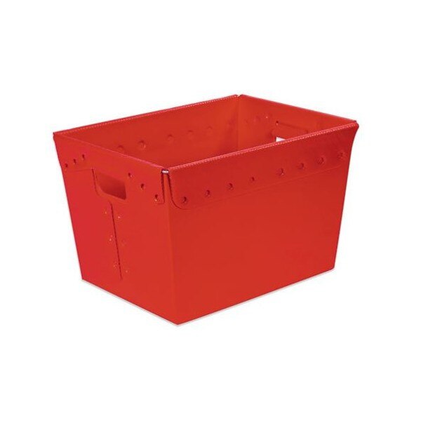 Corrugated Plastic Storage Tote, 23