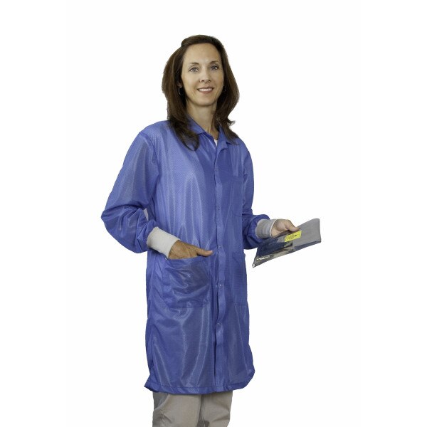 StatStar BR5C-44RB ESD Lab Coat wit