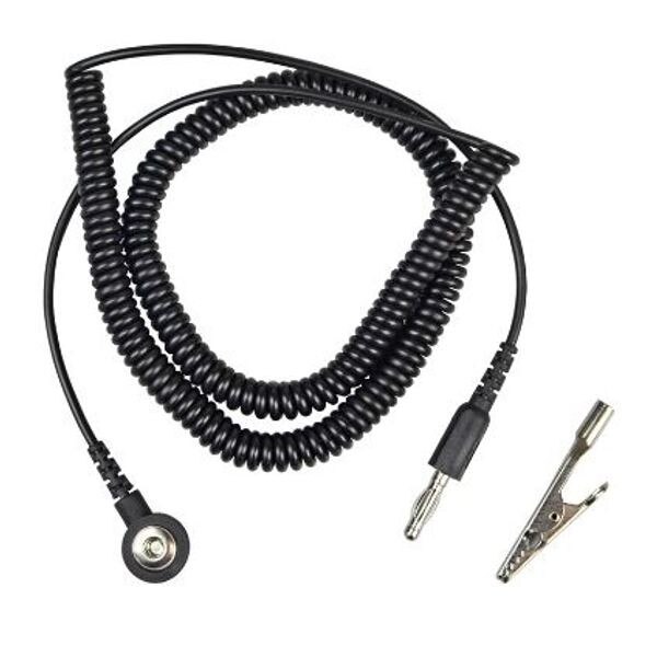 SCS CC121M 12' Coil Cord, 4mm Snap