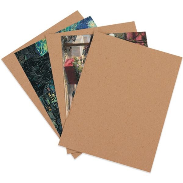Kraft Chipboard Pads, 10" x 10", 80