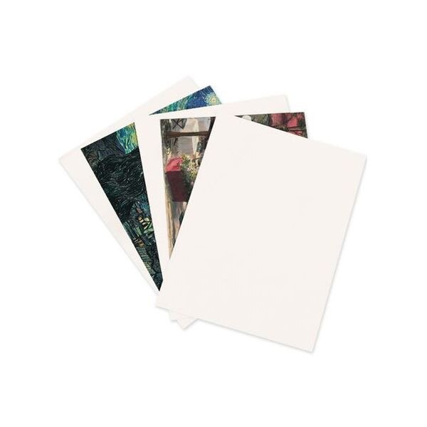 White Chipboard Pads, 8-1/2" x 11",