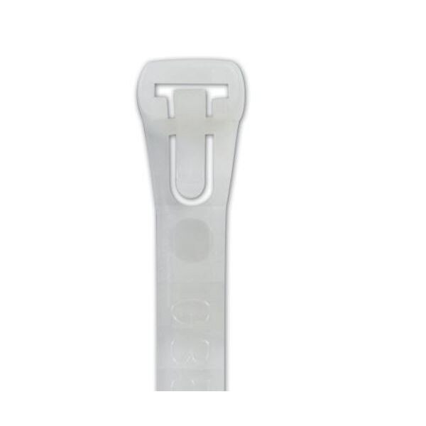 Releasable Cable Ties, Natural, 5