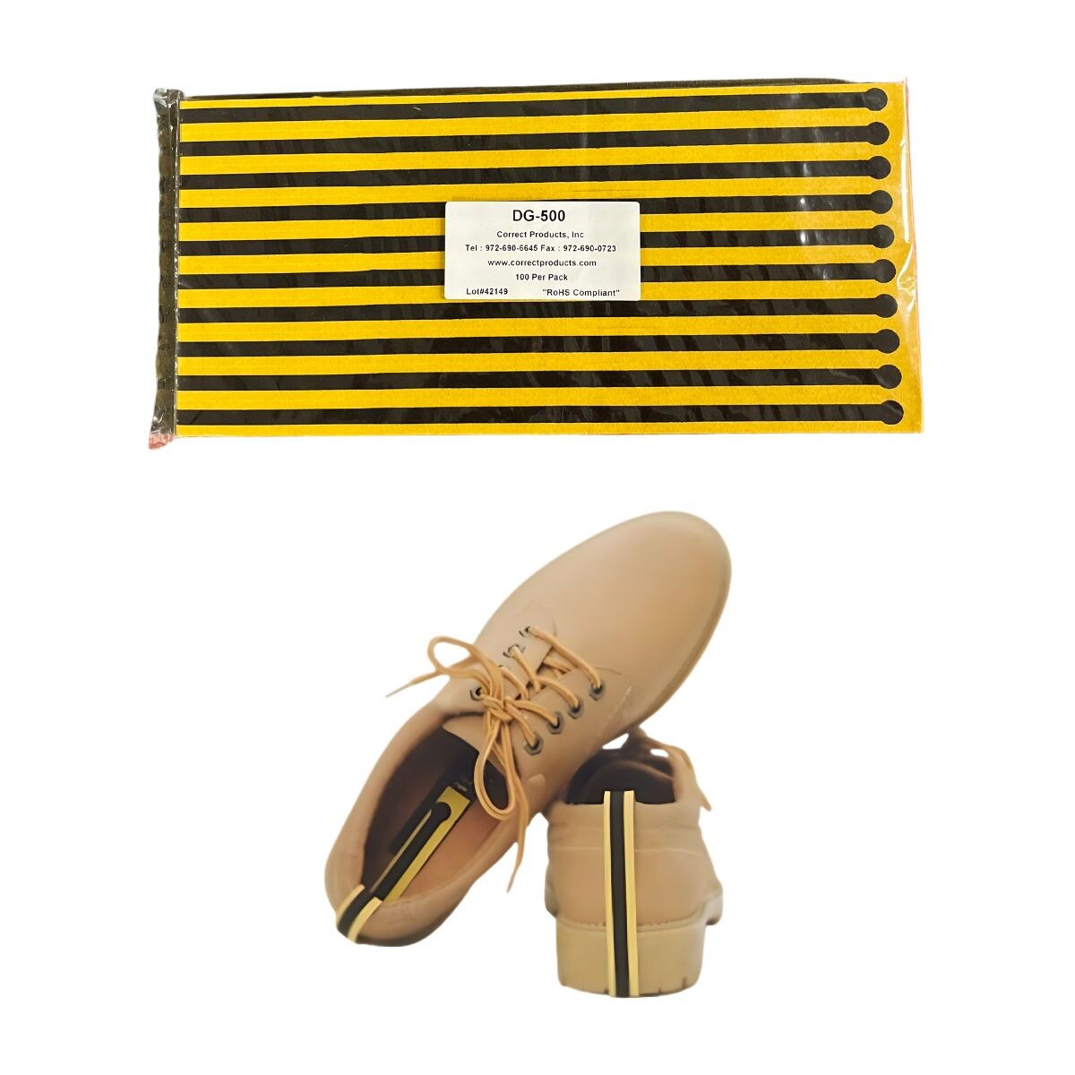 Disposable ESD Heel Grounders