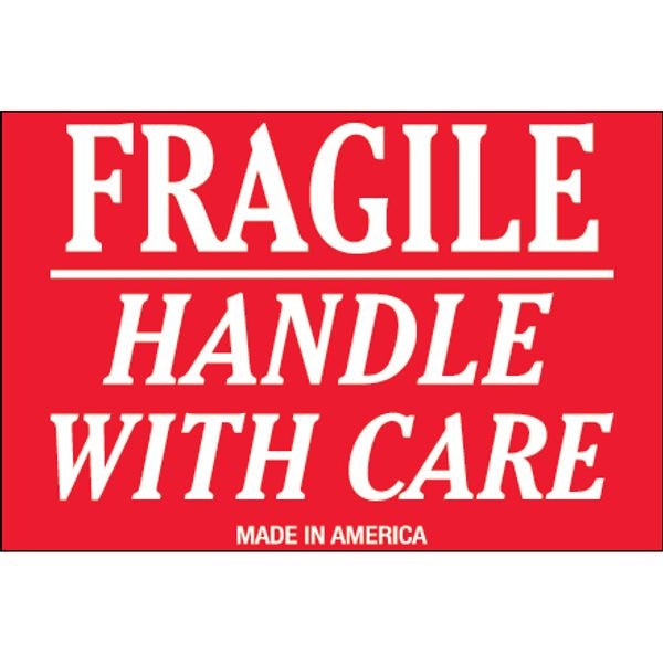 Fragile - Handle With Care Label, 2