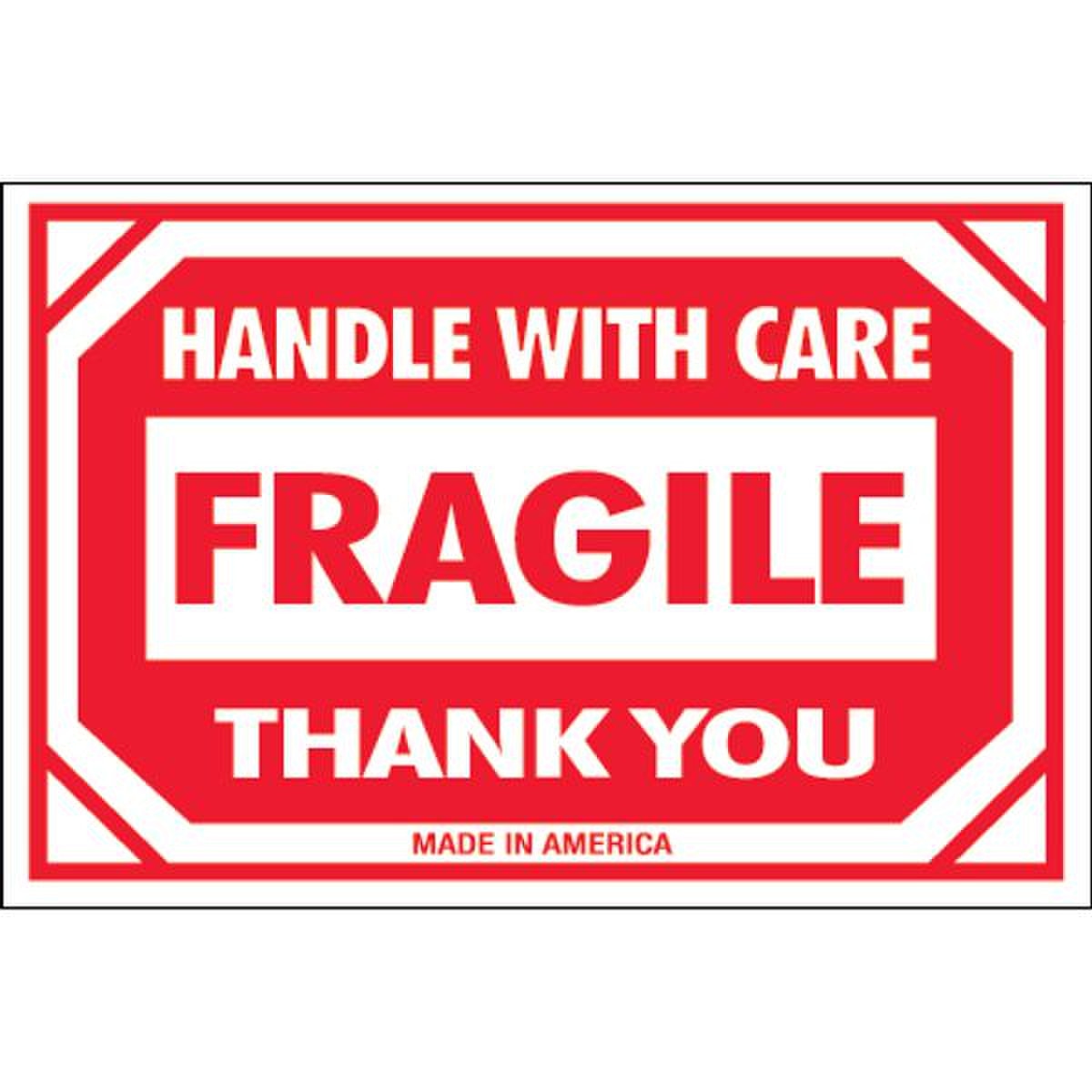 Fragile - Handle With Care Label, 2