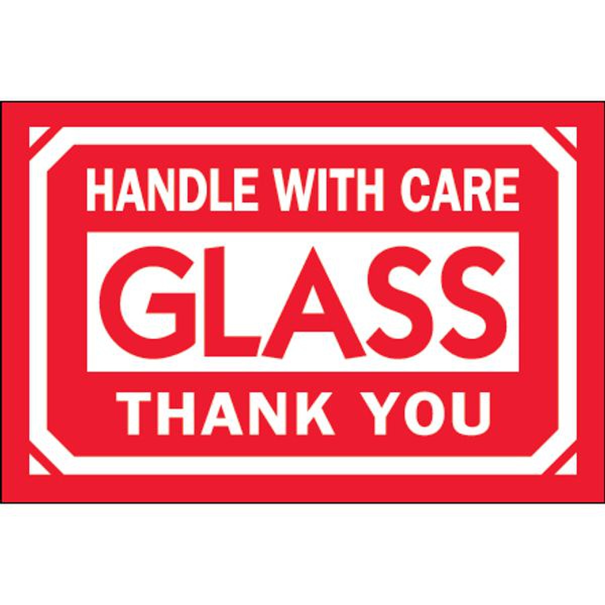 Glass-Handle With Care-Thank You -