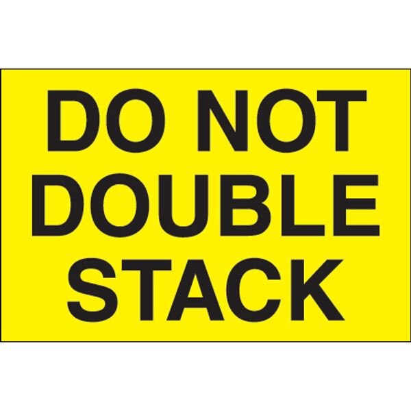 Do Not Double Stack Label, Fluoresc