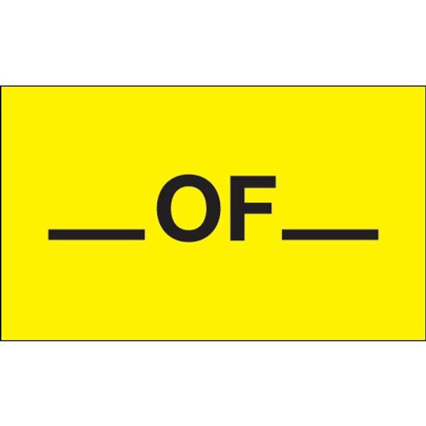_ Of _ Label, Fluorescent Yellow, 3