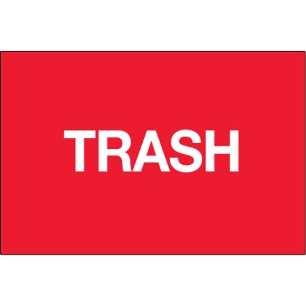 Trash Label, 2" x 3", 500/Roll