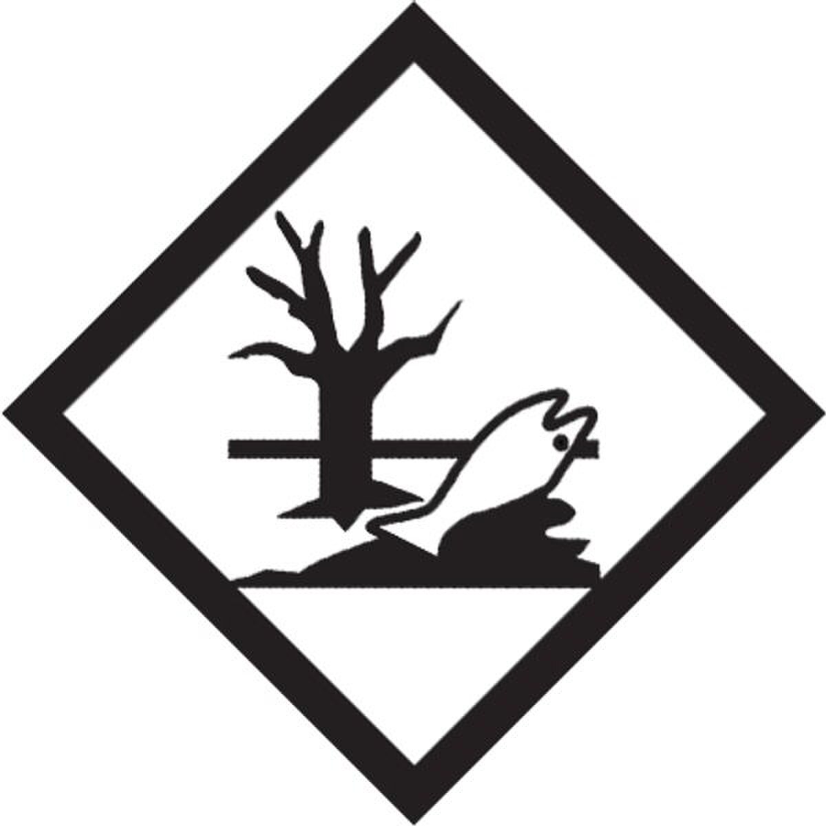 Marine Pollutant Label, 4" x 4", 50