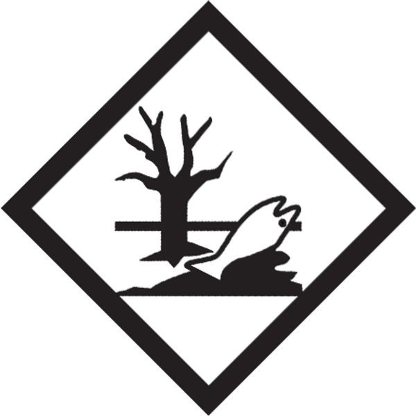 Marine Pollutant Label, 10-3/4" x 1