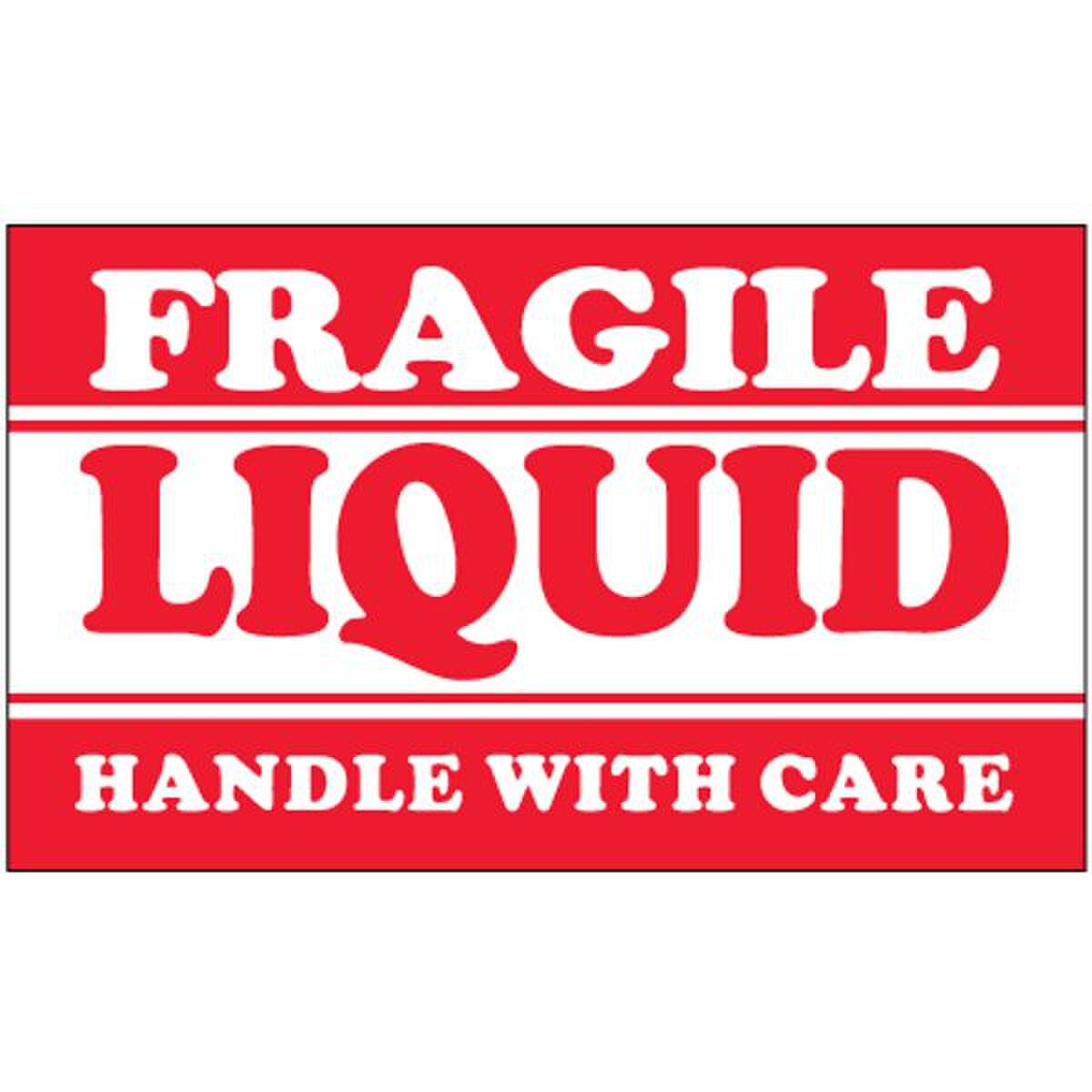 Fragile- Liquid - Handle With Care
