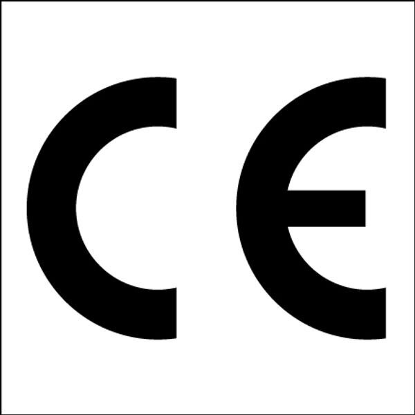 CE Regulated Label, 1" x 1", 500/Ro