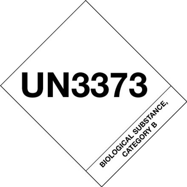 DL1404 UN3373 Biological Substance Category B Label Correct Products