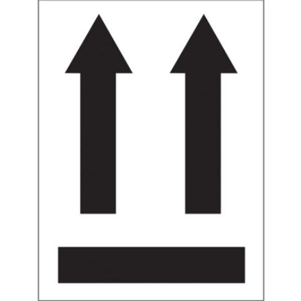 Two Black Arrows Over Black Bar - A